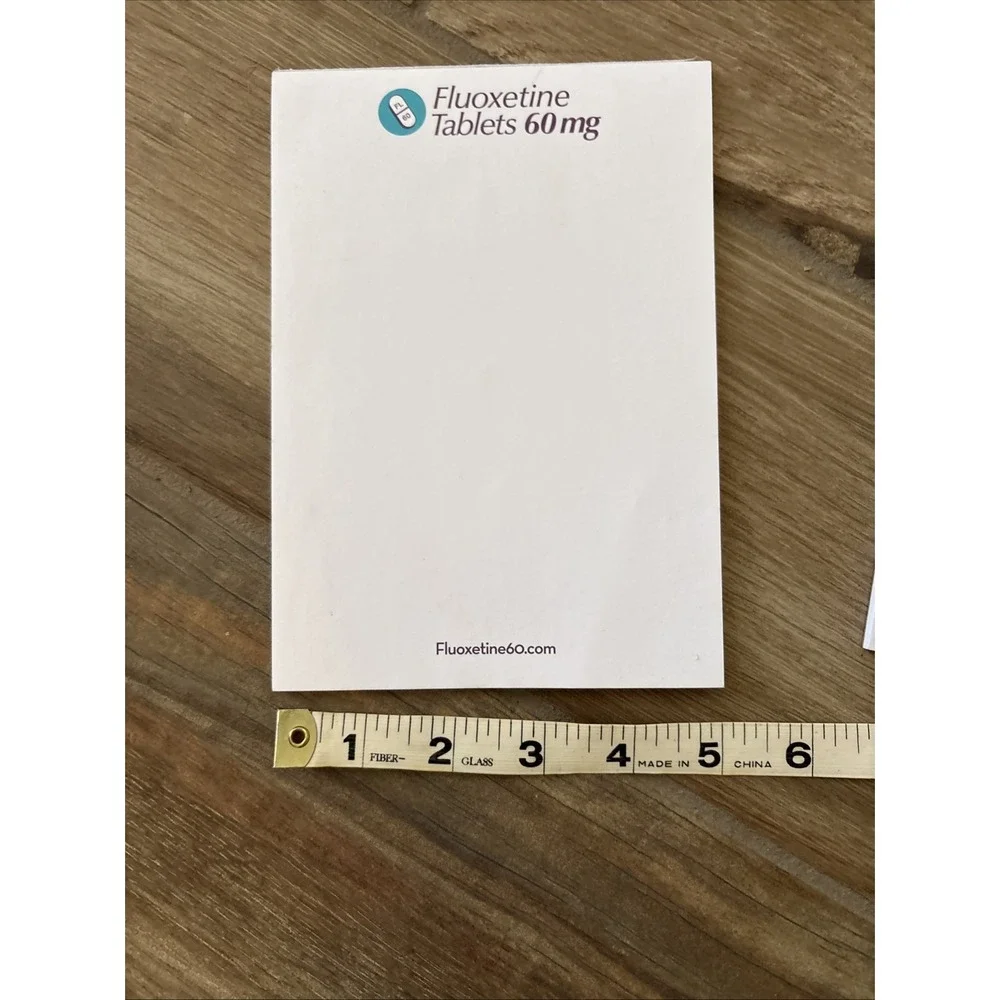 2 Fluoxetine Pharmaceutical Notepads Used‎
